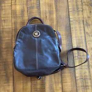 1990s Dooney Bourke leather backpack